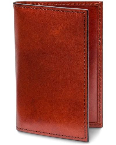 Bosca Old Leather Calling Card Case - Red
