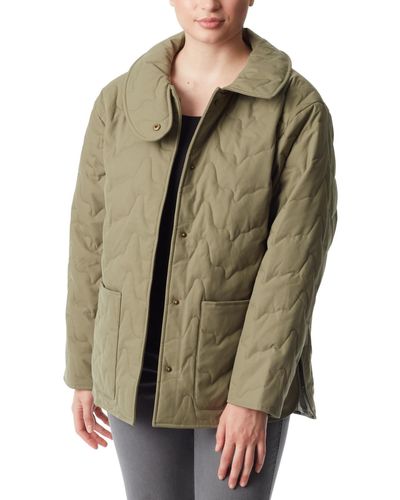 BASS OUTDOOR Quilted Long-sleeve Jacket - Green