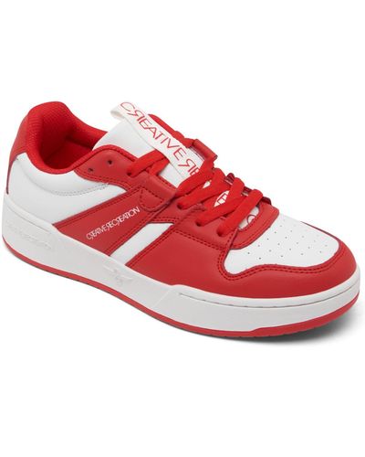 Creative Recreation Janae Low Casual Sneakers From Finish Line - Red