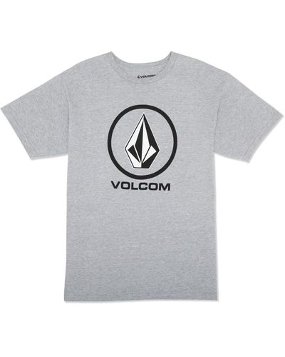 Volcom Crisp Stone Short Sleeves T-shirt - Metallic