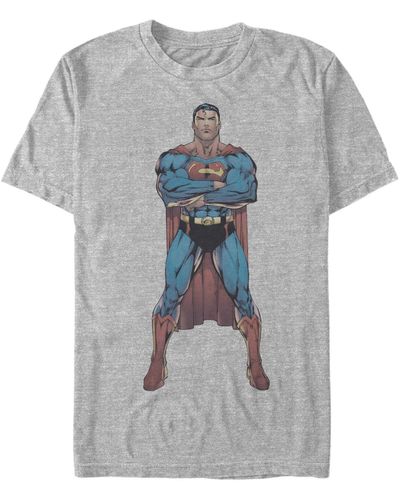 Fifth Sun Superman The Man Short Sleeve T-shirt - Gray