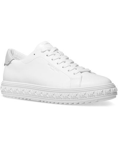 Michael Kors Grove Lace-up Sneakers - White
