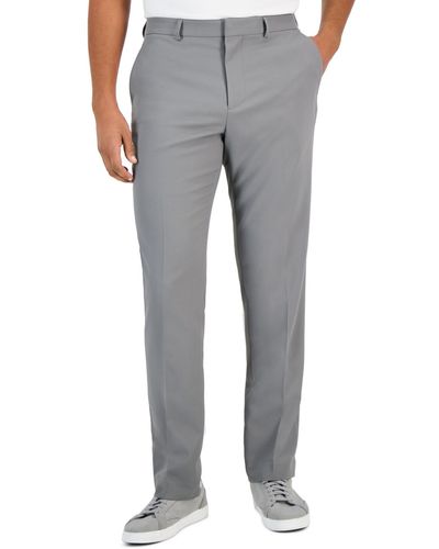 Perry Ellis Men Slim-fit Golf Pants - Gray