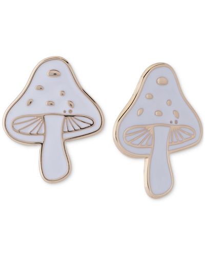 Lucky Brand Tone White Mushroom Pin - Metallic