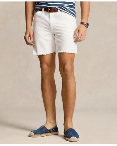 Polo Ralph Lauren 6.5-inch Dungaree-fit Twill Shorts - White