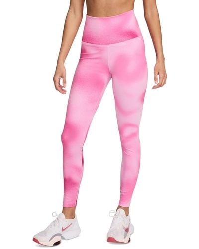 Nike One High-waist Full-length leggings - Pink