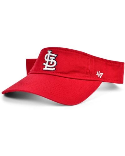 '47 St. Louis Cardinals 2020 Clean Up Visor - Red