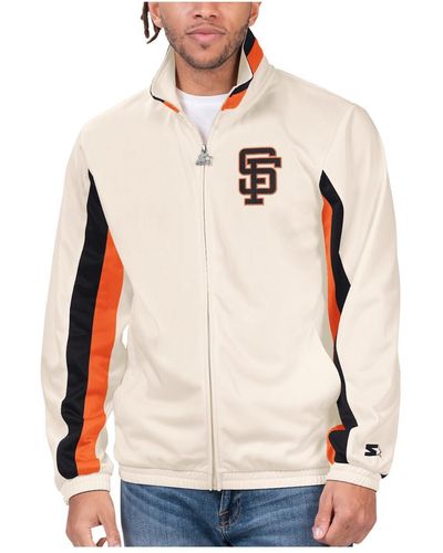 Starter San Francisco Giants Rebound Cooperstown Collection Full-zip Track Jacket - Blue