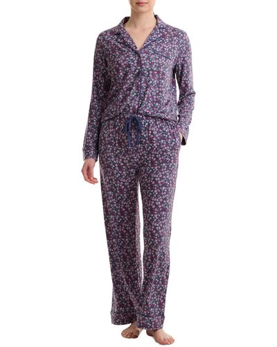Splendid 2-pc. Drawstring-waist Pajamas Set - Purple