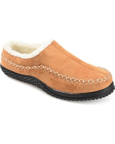 Vance Co. Godwin Moccasin Clog Slippers - Multicolor