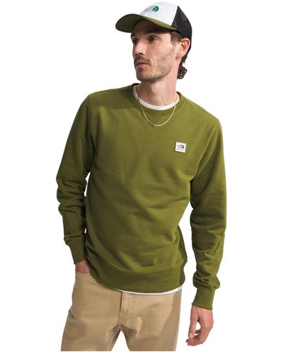 The North Face Heritage-like Patch Crew Neck Sweatshirt - Green