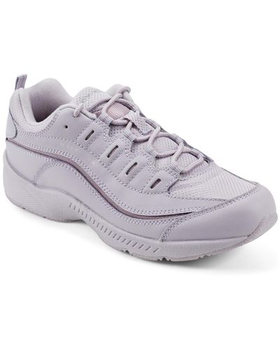 Easy Spirit Romy Round Toe Casual Lace Up Walking Shoes - Gray