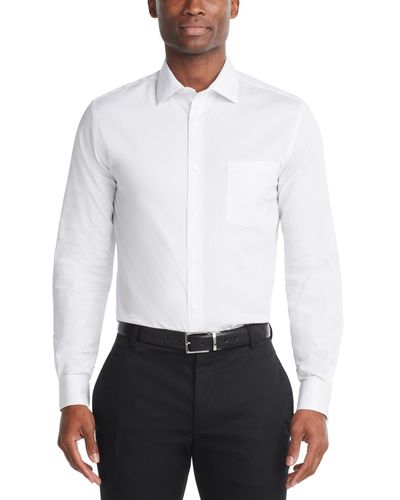 Van Heusen Stain Shield Regular Fit Dress Shirt - White