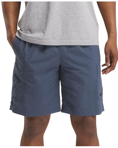 Reebok Classics Uniform Regular-fit 9" Cargo Shorts - Blue