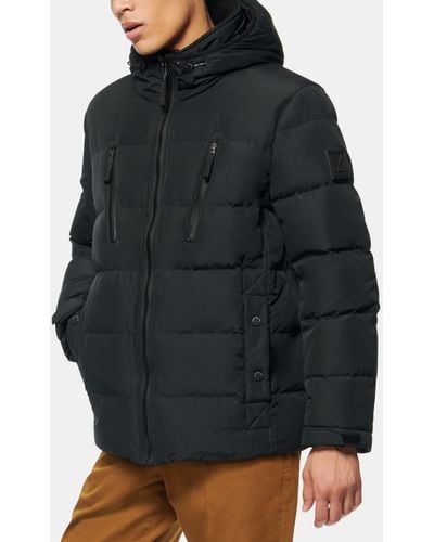 Marc New York Montrose Down Filled Mid Length Puffer Jacket - Black