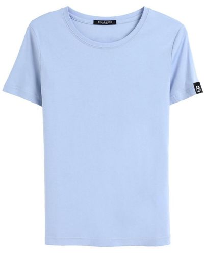 Bellemere New York Bellemere Grand Crew-neck Cotton T-shirt - Blue