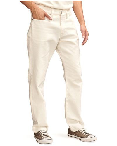 Lucky Brand 223 Straight Jeans - Natural