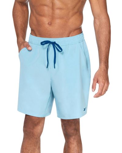 Reebok Quick-dry 7" Core Volley Swim Shorts - Blue