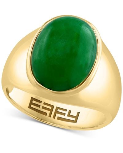 Effy Effy Dyed Jade Ring - Green
