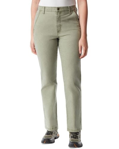 BASS OUTDOOR High-rise Slim-fit Ankle Pants - Green