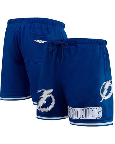 Pro Standard Tampa Bay Lightning Classic Mesh Shorts - Blue