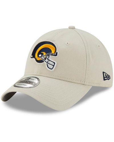 KTZ Los Angeles Rams Helmet Playmaker 9twenty Adjustable Hat - Metallic