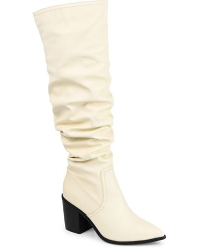 Journee Collection Pia Wide Calf Knee High Boots - Multicolor