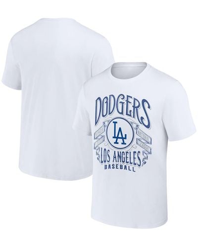 Fanatics Darius Rucker Collection By Los Angeles Dodgers Distressed Rock T-shirt - White