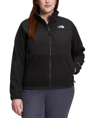 The North Face Plus Size Denali Zip-front Long-sleeve Jacket - Black