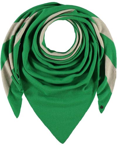 Fraas Striped Triangle Wrap - Green