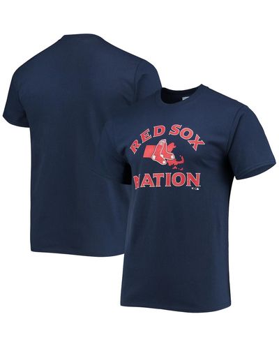 BreakingT Boston Red Sox Red Sox Nation Local T-shirt - Blue