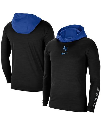 Nike Air Force Falcons Space Force Rivalry Long Sleeve Hoodie T-shirt - Blue