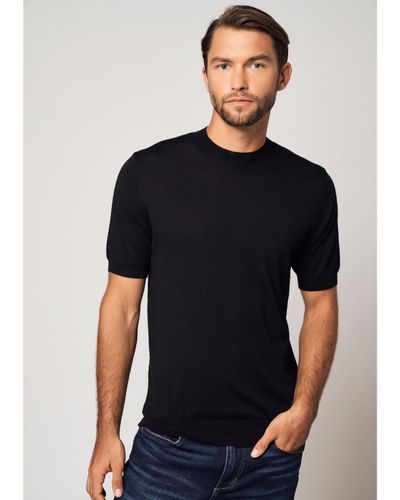 Bellemere New York Bellemere Essential Cashmere Silk T-shirt - Black