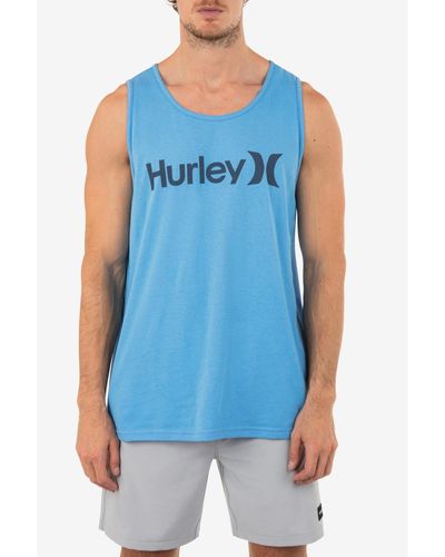 Hurley Everyday One And Only Solid Tank Top - Blue