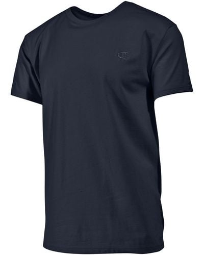 Champion Men's Cotton Jersey T-shirt - Blue