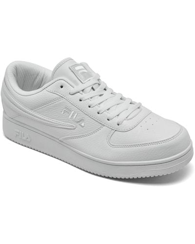 Fila A Low Casual Sneakers From Finish Line - White