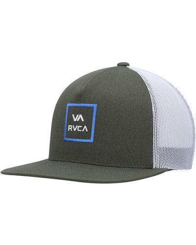 RVCA Va All The Way Trucker Snapback Hat - Green