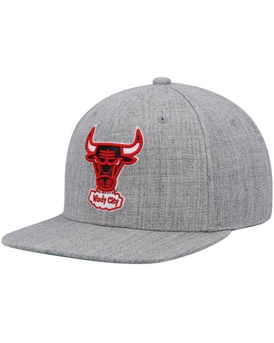 Mitchell & Ness Chicago Bulls Hardwood Classics Team 2.0 Snapback Hat - Gray