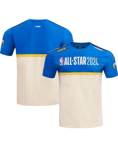 Pro Standard And 2024 Nba All-star Game Chenille T-shirt - Blue