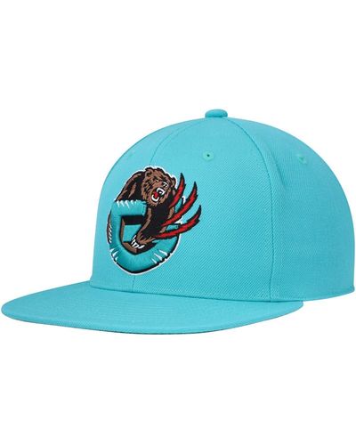 Mitchell & Ness Vancouver Grizzlies Hardwood Classics Mvp Team Ground 2.0 Fitted Hat - Blue