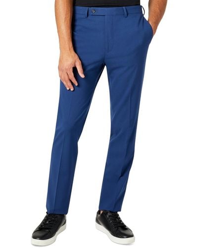 DKNY Modern-fit Stretch Suit Pants - Blue