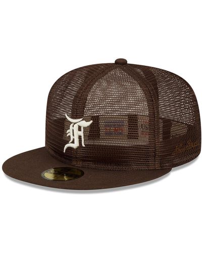 KTZ X Fear Of God Mesh 59fifty Fitted Hat - Brown