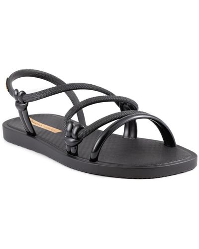 Ipanema Solar Comfort Flat Sandals - Black