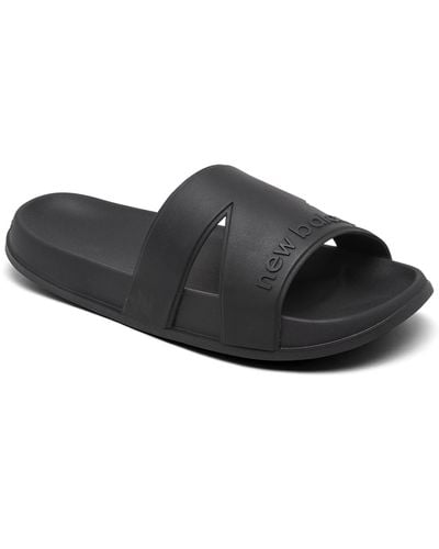 New Balance 200 Slide Sandals From Finish Line - Black