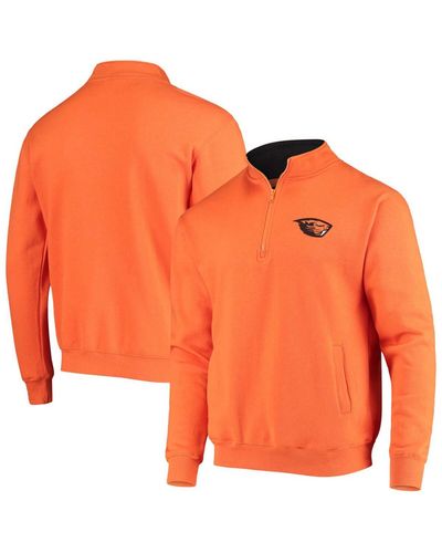 Colosseum Athletics Oregon State Beavers Tortugas Logo Quarter-zip Jacket - Orange