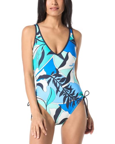 Coco Reef Stellar Printed One-piece Swimsuit - Blue