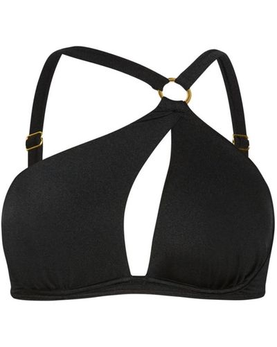 City Chic Plus Size Alena Underwire Bikini Top - Black