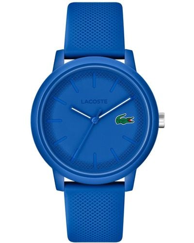 Lacoste L.12.12. Silicone Strap Watch 42mm - Blue