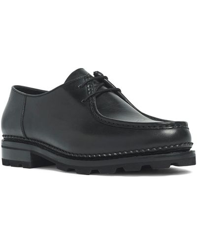 Anthony Veer Wright Moc Toe Lace-up Shoes - Black
