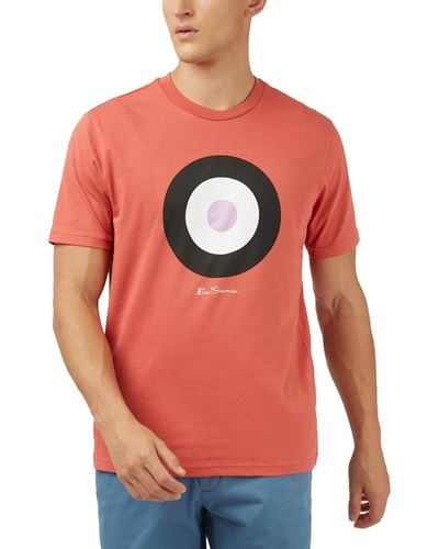 Ben Sherman Signature Target Graphic Short-sleeve T-shirt - Orange
